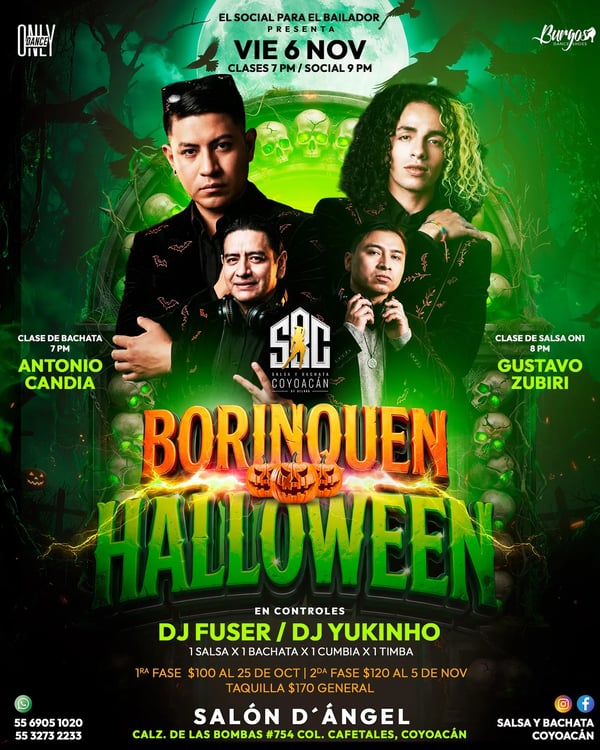 Borinquen Halloween - Event poster