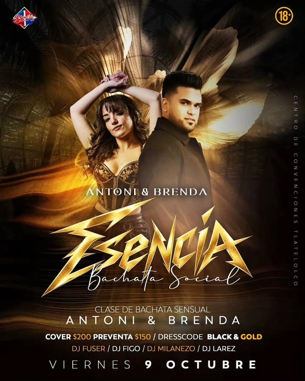 Esencia Bachata Social - Poster del evento