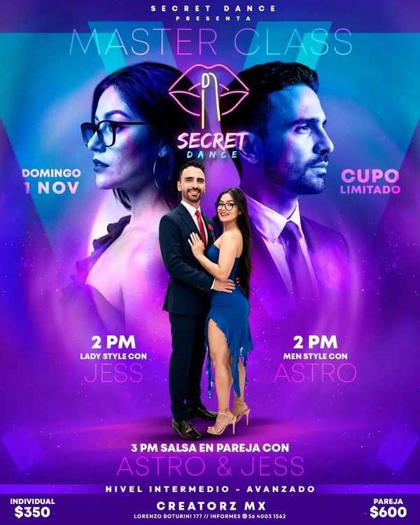 Master class - Event poster