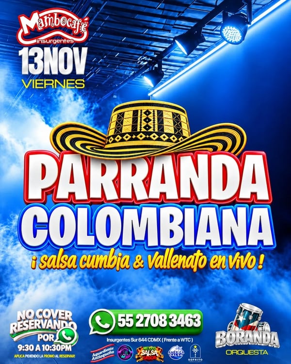 Parranda colombiana - Poster del evento
