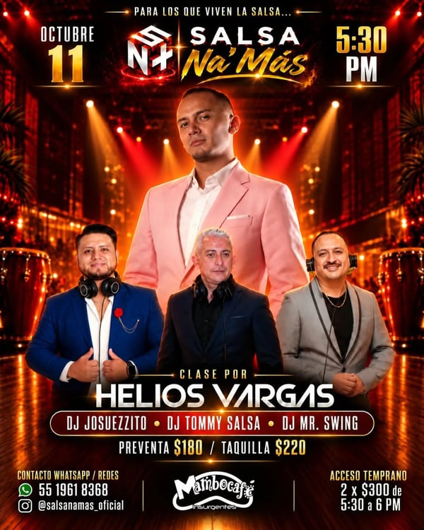Salsa Na’Más: Segunda edición - Poster del evento