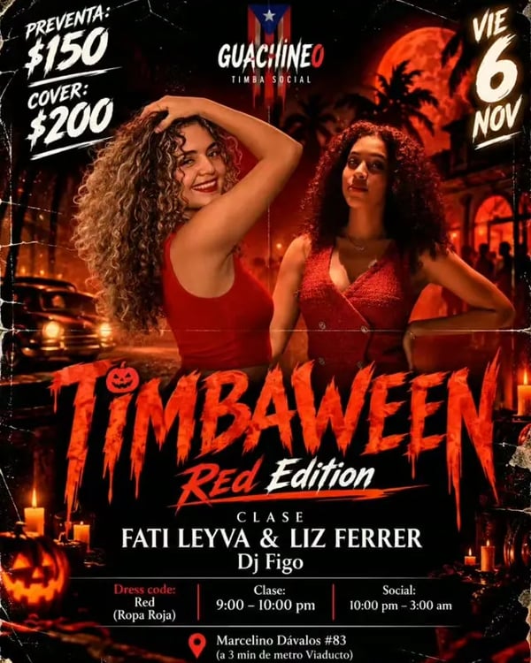 Timbaween Red Edition - Poster del evento