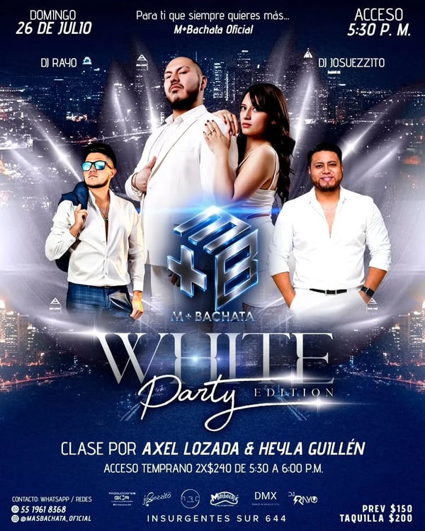 White Party Edition - Poster del evento