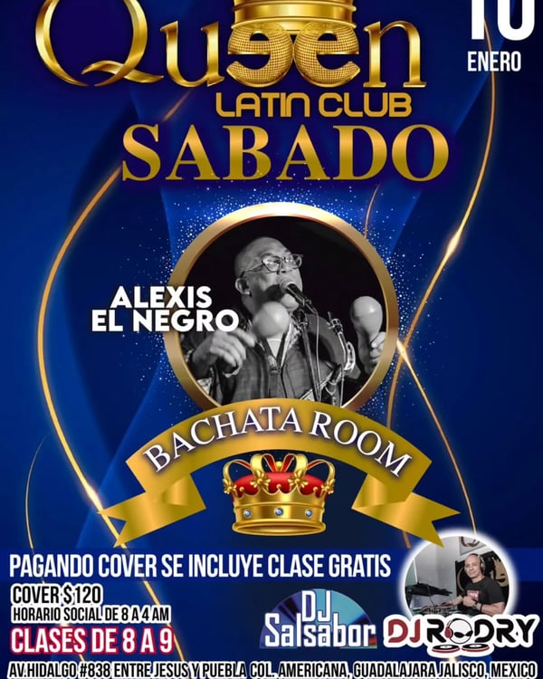 SABADO - BACHATA ROOM - Poster del evento