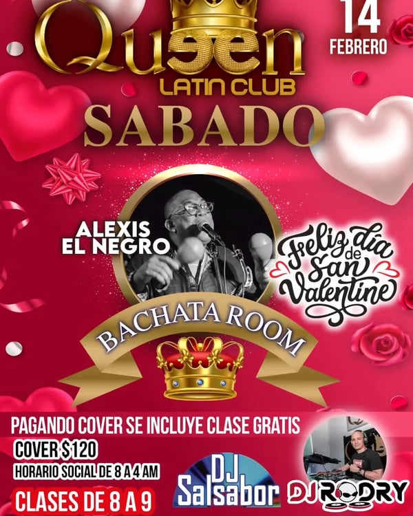 Sábado Bachata Room - Poster del evento