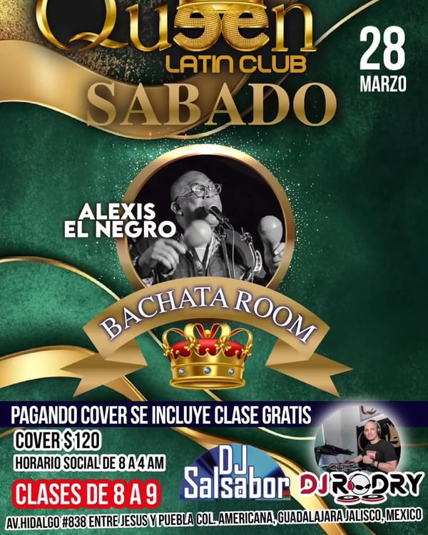 Sábado en Queen Latin Club - Event poster