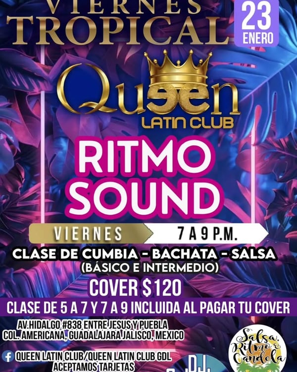 Viernes Tropical - Event poster