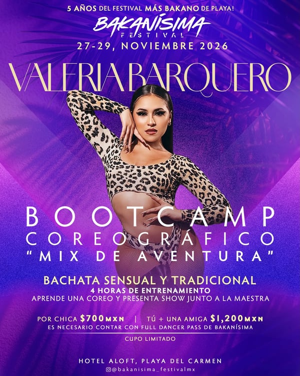 Bootcamp coreográfico “Mix de aventura” - Poster del evento