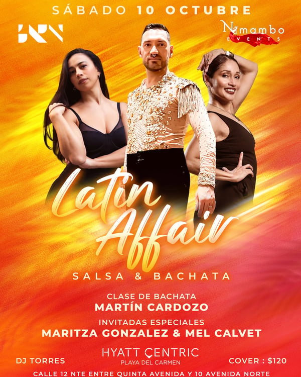 Latin Affair - Poster del evento