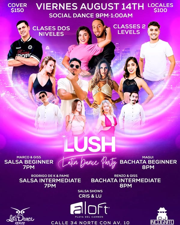 LUSH Latin Dance Party