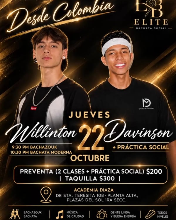 Elite Bachata Social - Poster del evento