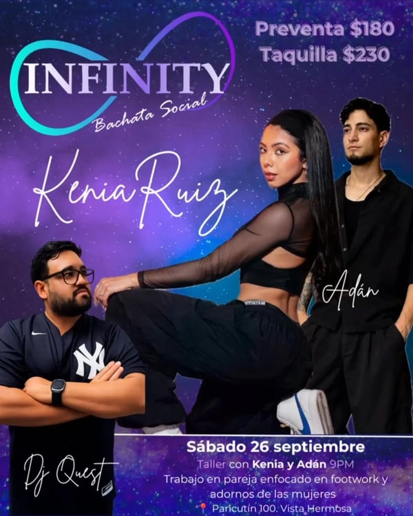Infinity Bachata Social - Poster del evento