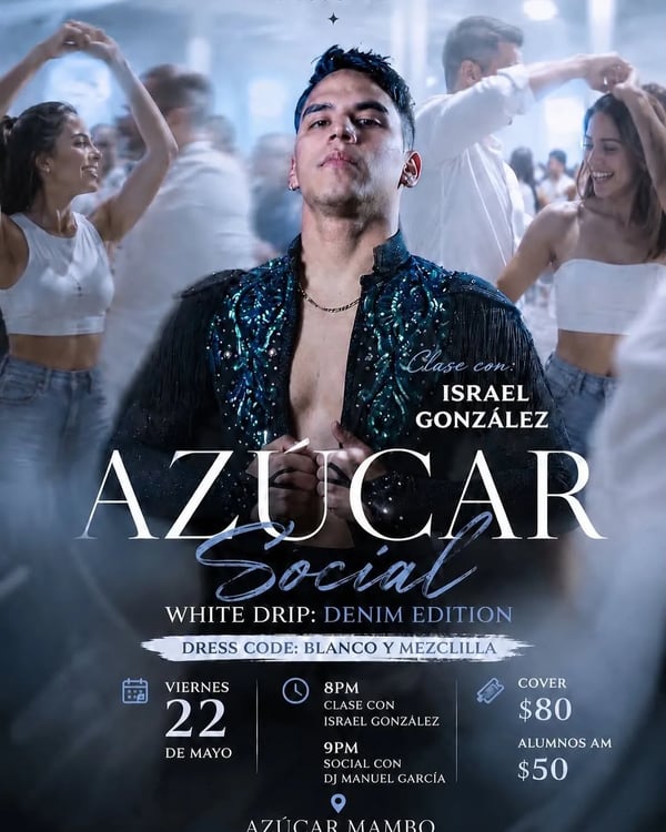 AZÚCAR SOCIAL: WHITE DRIP • DENIM EDITION