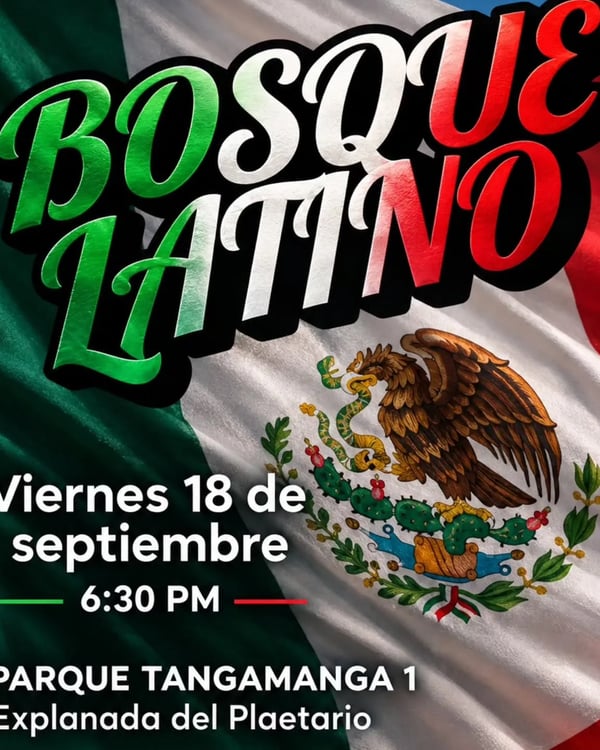 Bosque Latino - Poster del evento