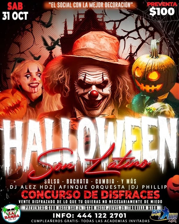 Halloween Son Latino - Poster del evento
