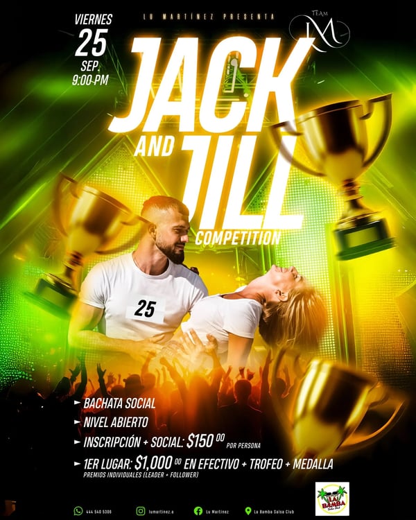 Jack and Jill Competition - Poster del evento
