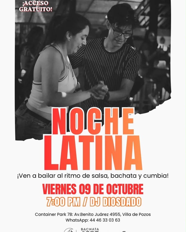 Noche latina - Event poster