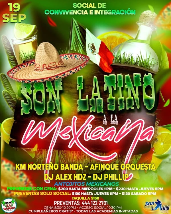 Son Latino a la Mexicana - Event poster