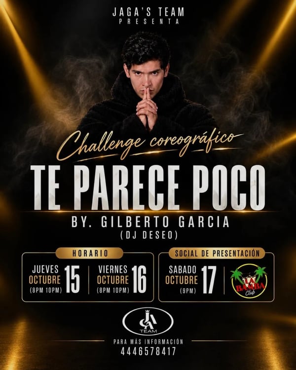 Te parece poco - Event poster