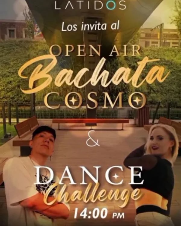 Open Air Bachata Cosmo & Dance Challenge - Poster del evento