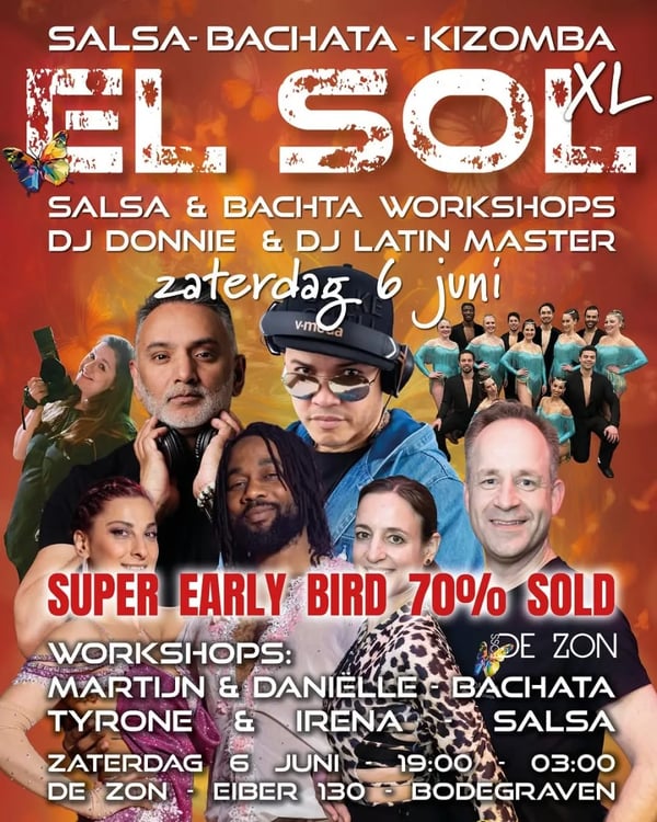 El Sol XL Salsa Bachata Kizomba Edition