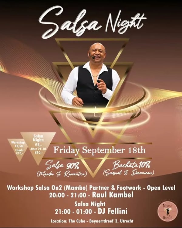 Salsa Night - Event poster