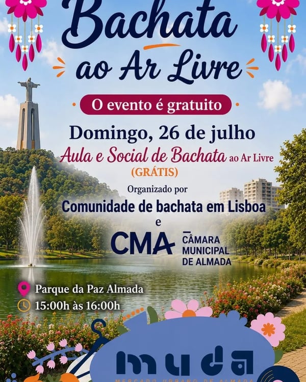 Bachata ao Ar Livre - Event poster