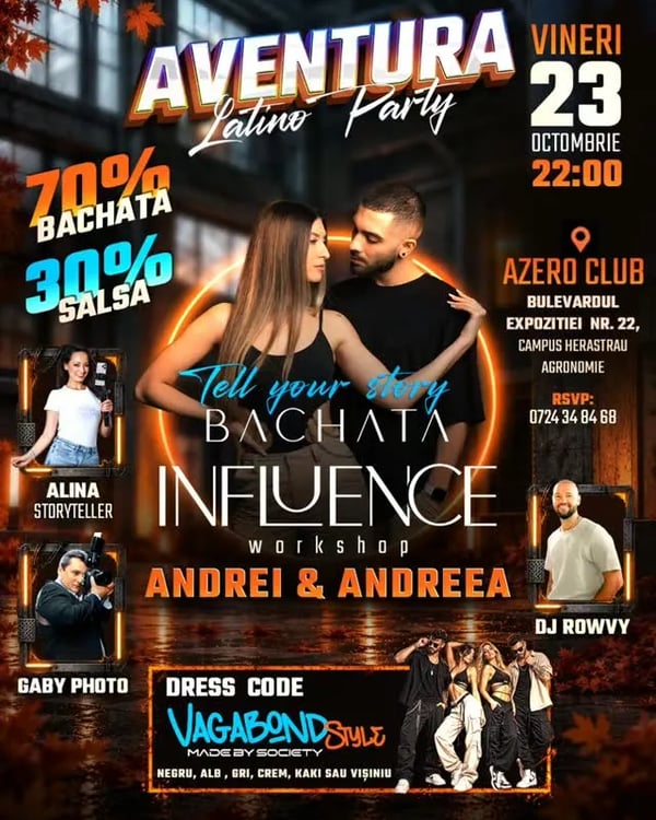 Aventura Latino Party – Tell Your Story Bachata Influence