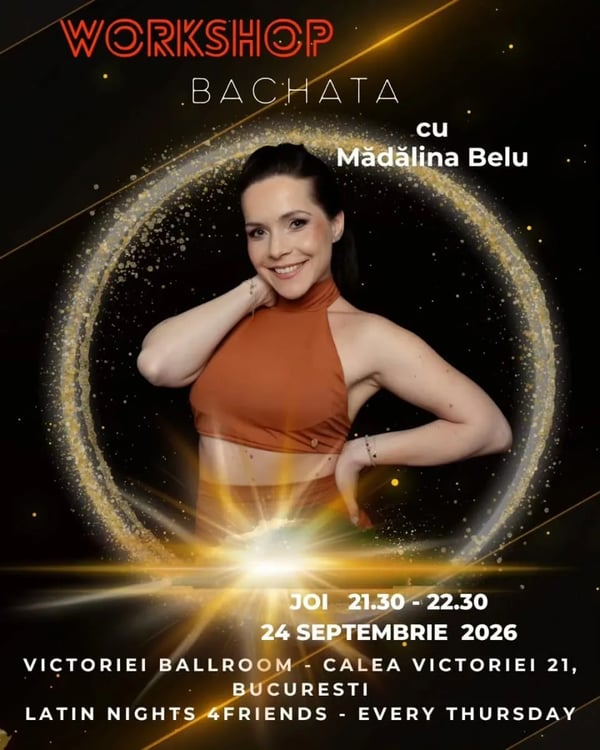 Bachata Workshop cu Mădălina Belu