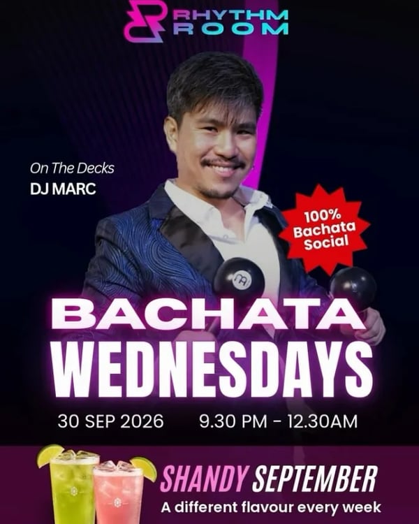Bachata Wednesdays - Event poster