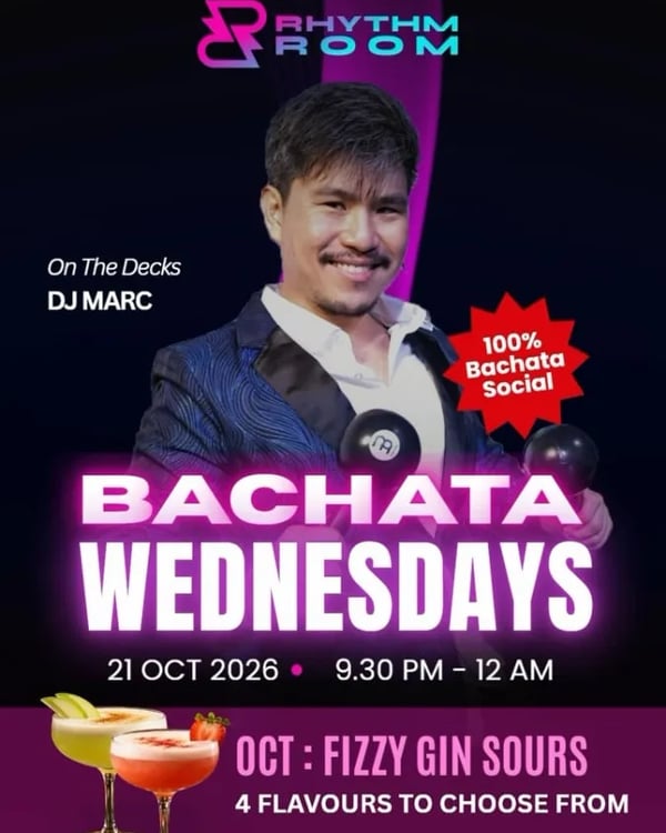 Bachata Wednesdays - Event poster