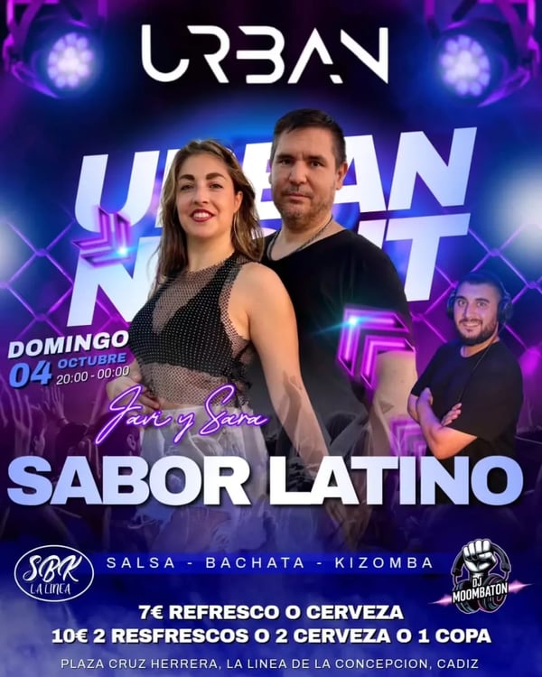 Sabor latino - Poster del evento