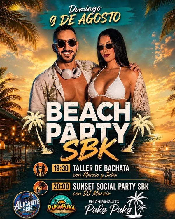 Beach Party SBK - Poster del evento