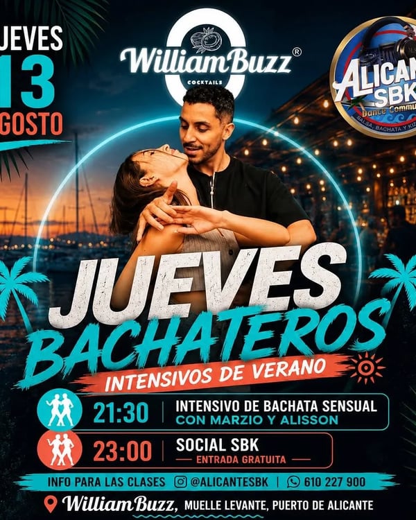 Jueves Bachateros – Intensivos de Verano