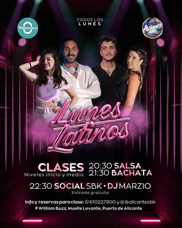 Lunes Latinos - Poster del evento