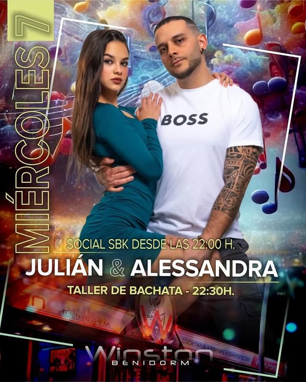 Miércoles de Ritmo y Sabor – Julián & Alessandra - Poster del evento