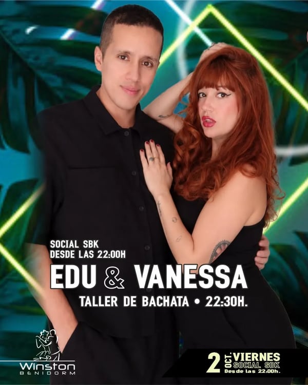 Social SBK with Edu & Vanessa - Poster del evento