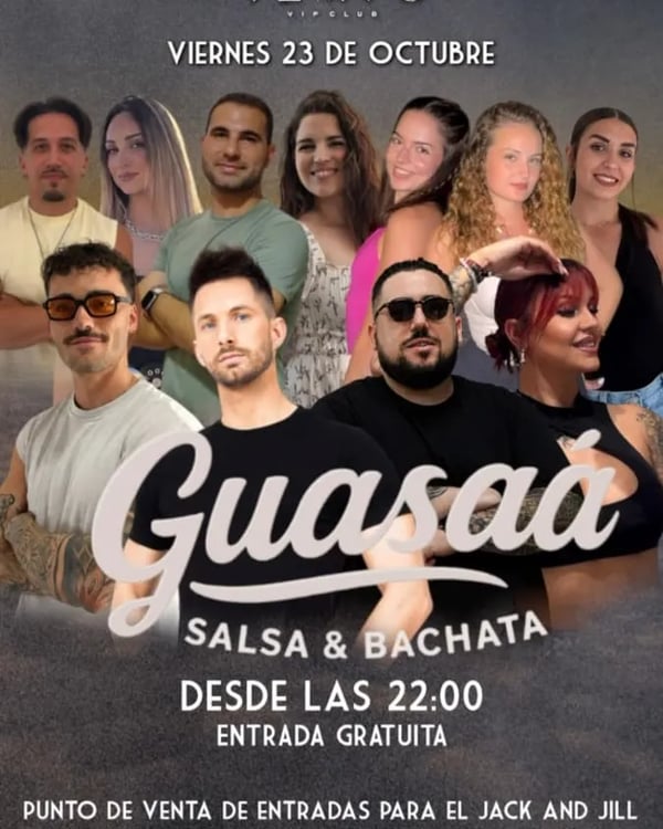 Guasaá Salsa & Bachata - Event poster