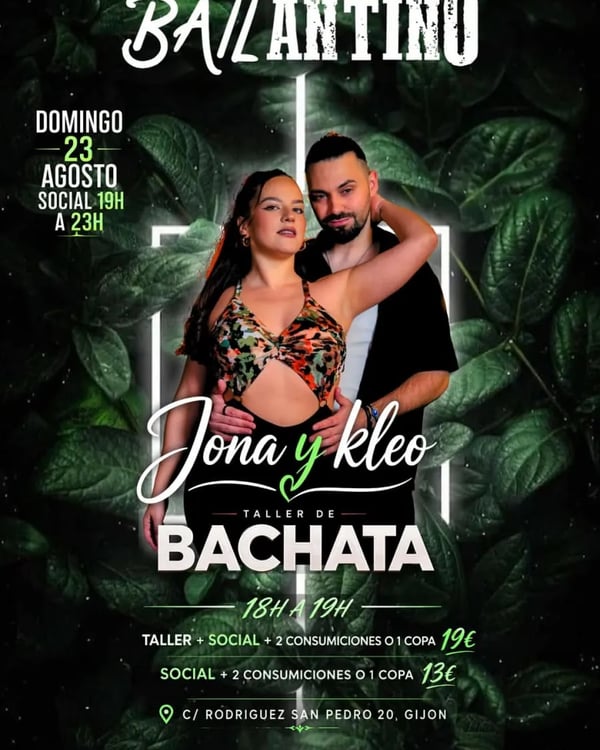 Bailantino: Taller de Bachata con Jona y Kleo
