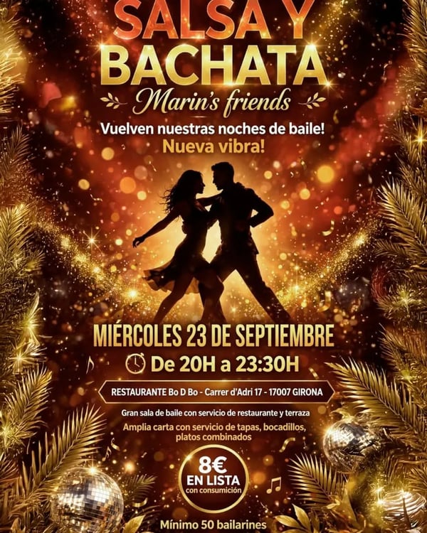 Salsa y bachata - Marin's Friends - Poster del evento