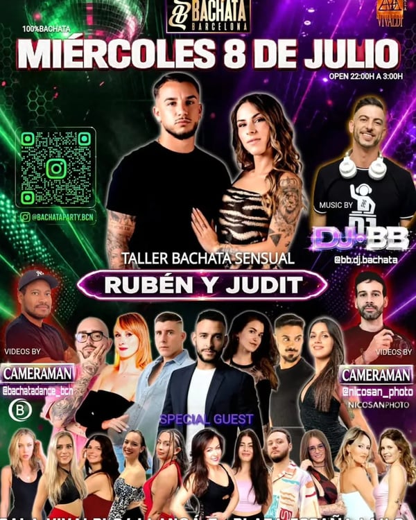 Bachata Barcelona Party - Poster del evento