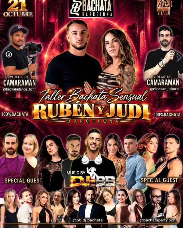 Bachata Barcelona Party's - Poster del evento