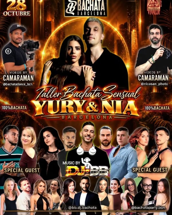Bachata Barcelona Party's - Poster del evento