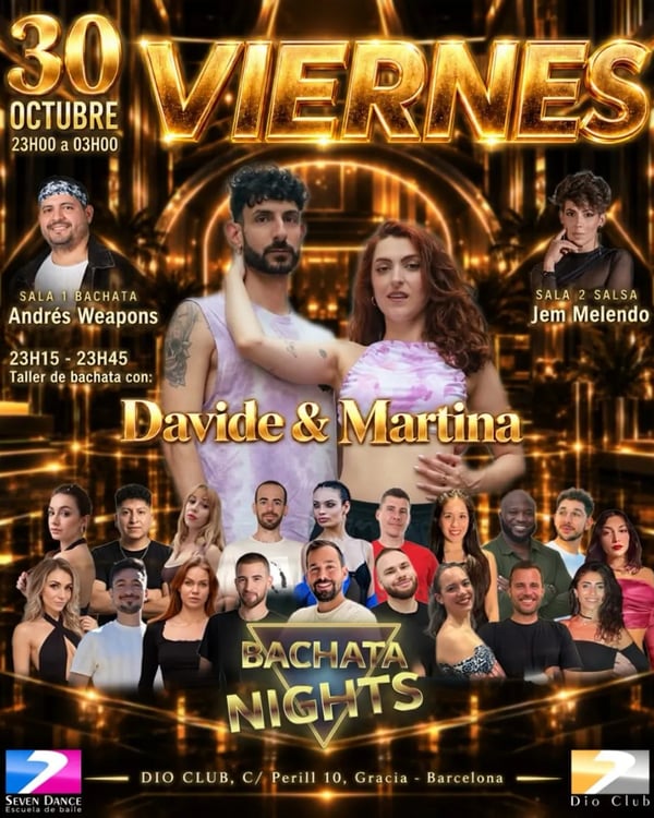 Bachata Nights - Poster del evento