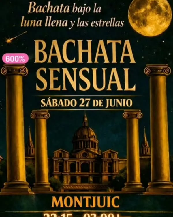 Bachata Sensual bajo la luna llena y las estrellas