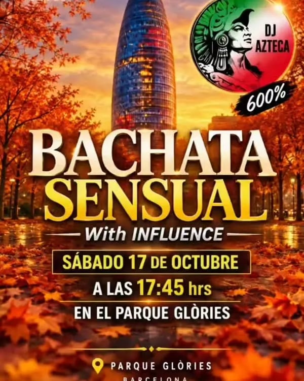 Bachata sensual with Influence - Event poster