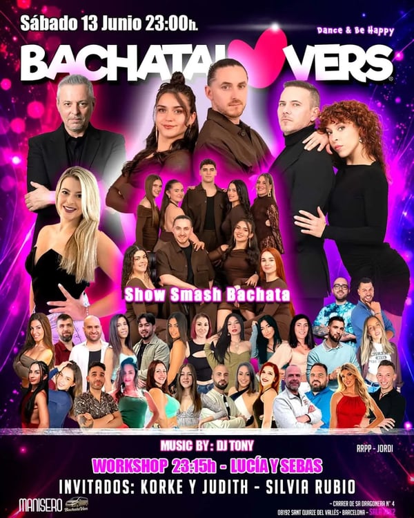 BACHATALOVERS - Poster del evento