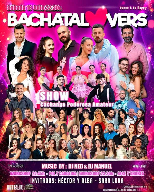 Bachatalovers - Poster del evento