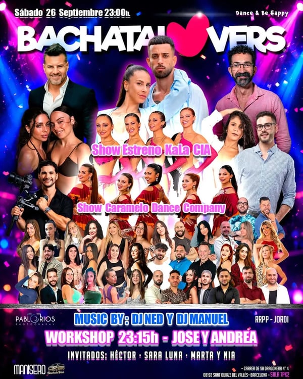 Bachatalovers - Poster del evento