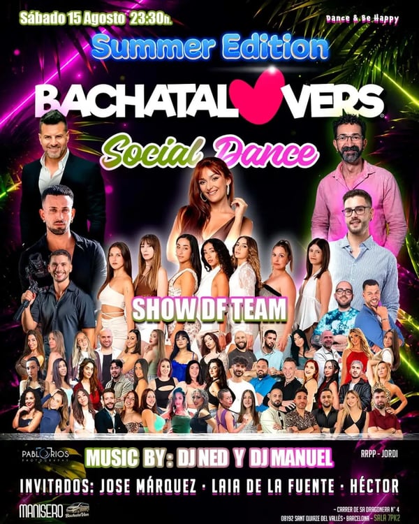 Bachatalovers Summer Edition - Poster del evento